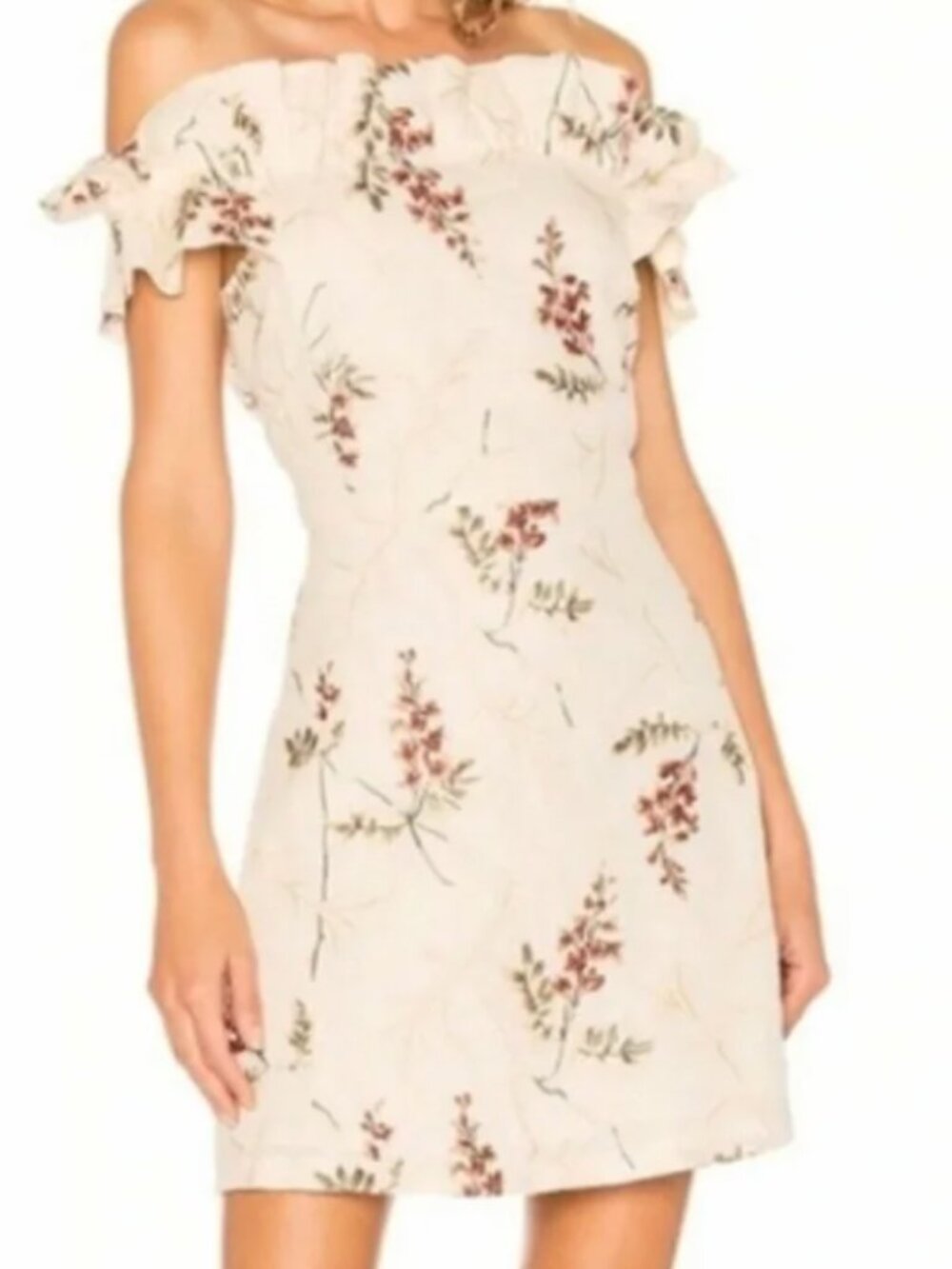 Rebecca Taylor Ivie Linen Mini Dress